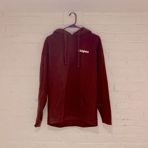 Men’s Brighton Resort Hoodie - Maroon size large